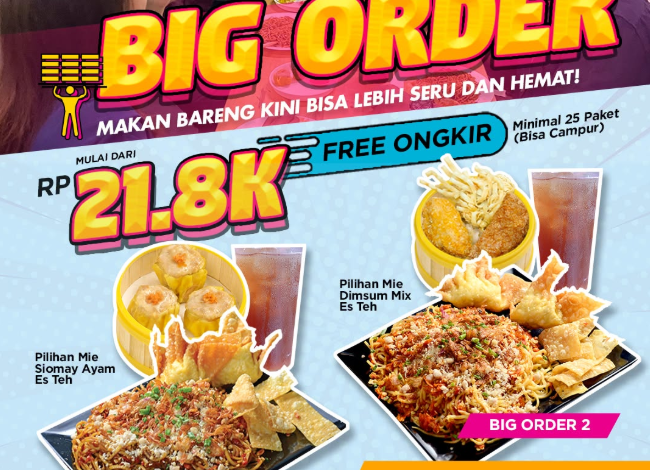 Big Order Mie Gacoan – Paket Hemat Mulai 25 Pesanan