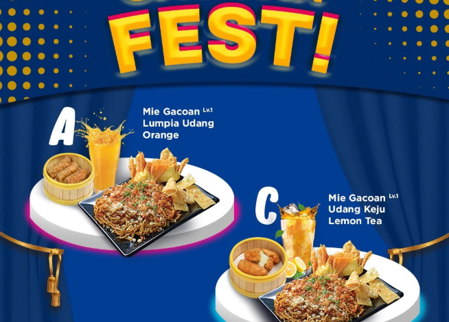 Gacoan Fest – Paket Hemat dengan Mie, Dimsum, dan Minuman Segar